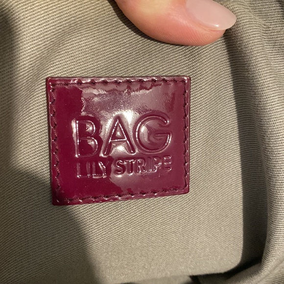 Dolce&gabbana patent leather Lily stripe bag. Cherry color egg yolk stripe. - Picture 13 of 16